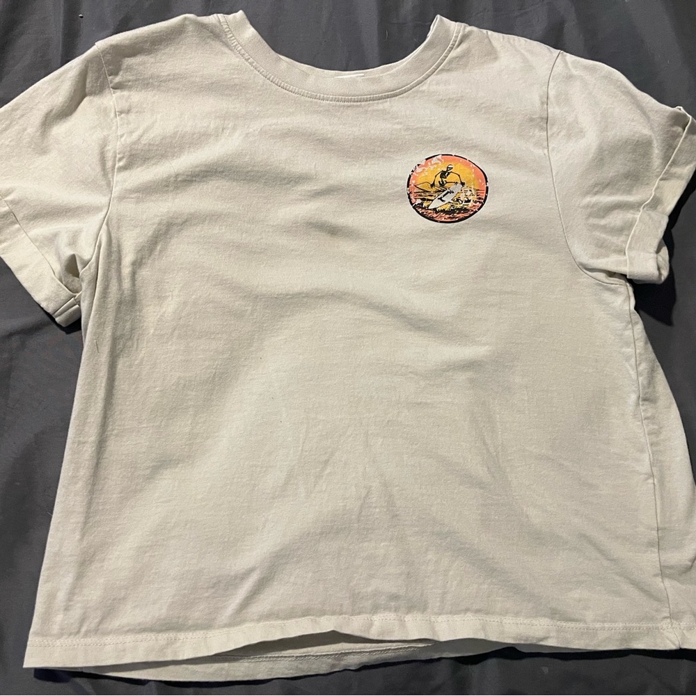 M skeleton crop top
